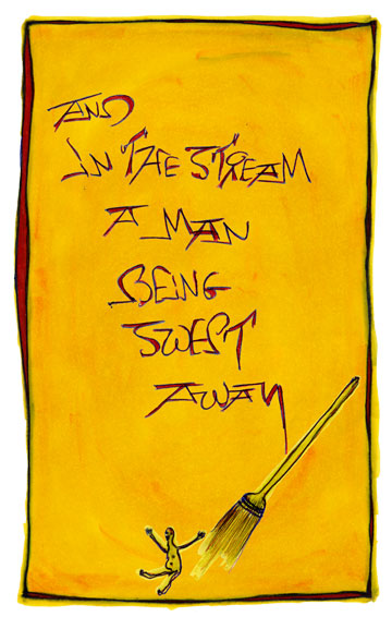 And in the Stream, A Man
