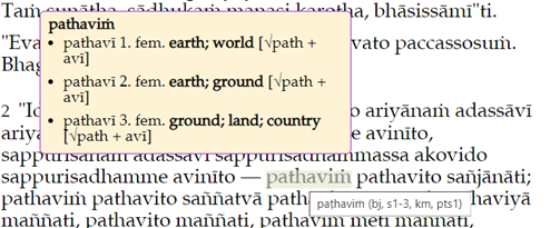 Pali text