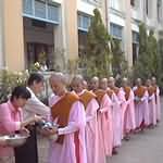 Line of nuns